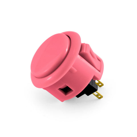 OBSF 30mm Snap-In Pushbutton (Pink)
