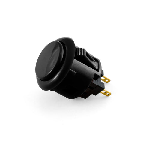 OBSF 24mm Snap-In Pushbutton (Black)