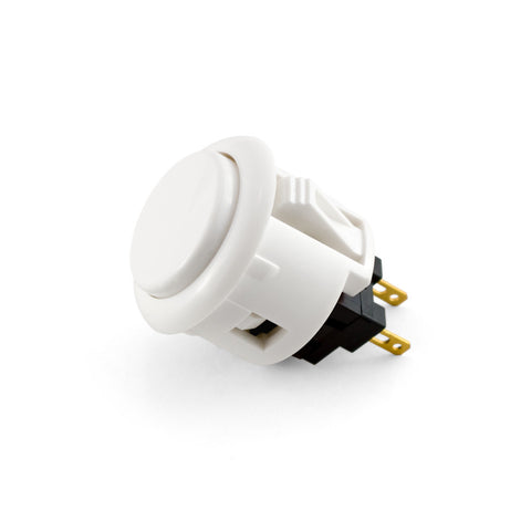 OBSF 24mm Snap-In Pushbutton (White)