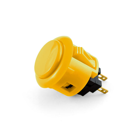 OBSF 24mm Snap-In Pushbutton (Yellow)