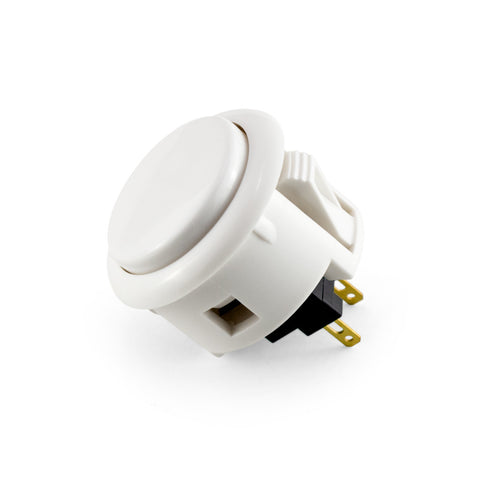 OBSF 30mm Snap-In Pushbutton (White)